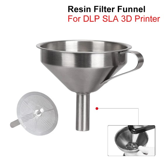3D Printing Uv Resin - Funil de filtro de resina para