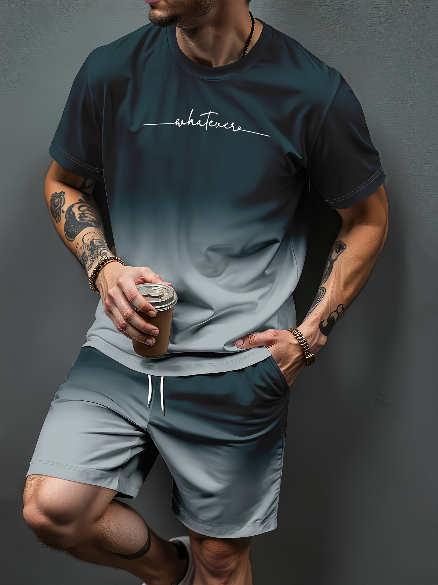 3D Printing Services - Conjuntos de Roupas Esportivas com Estampa