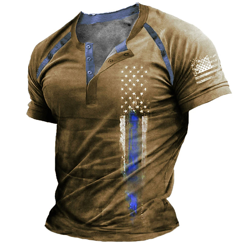 3D Printing Services - Camisa Masculina Engraçada com Estampa 3D