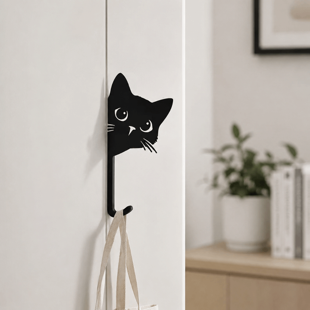 3D Printing Aluminium - Ganchos Decorativos Exclusivos para Gatos, Impressos