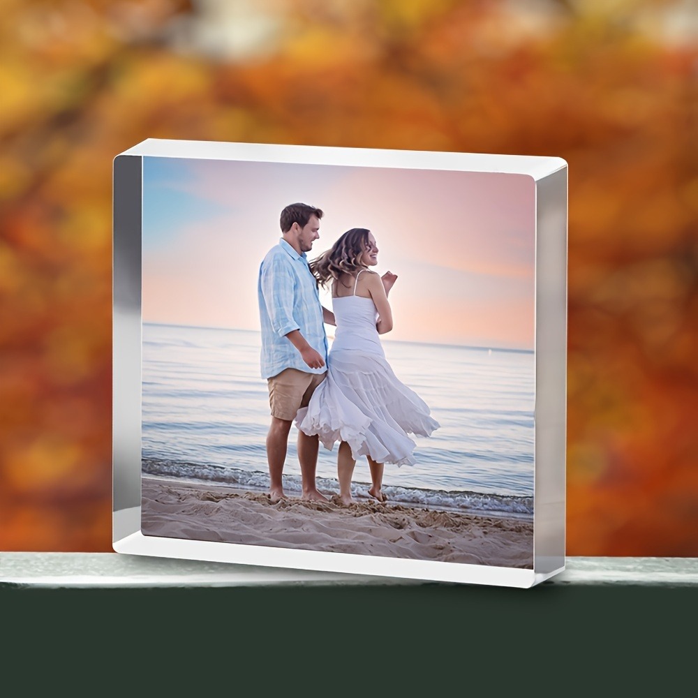 3D Printing Foto - Bloco de Foto 3D em Acrílico