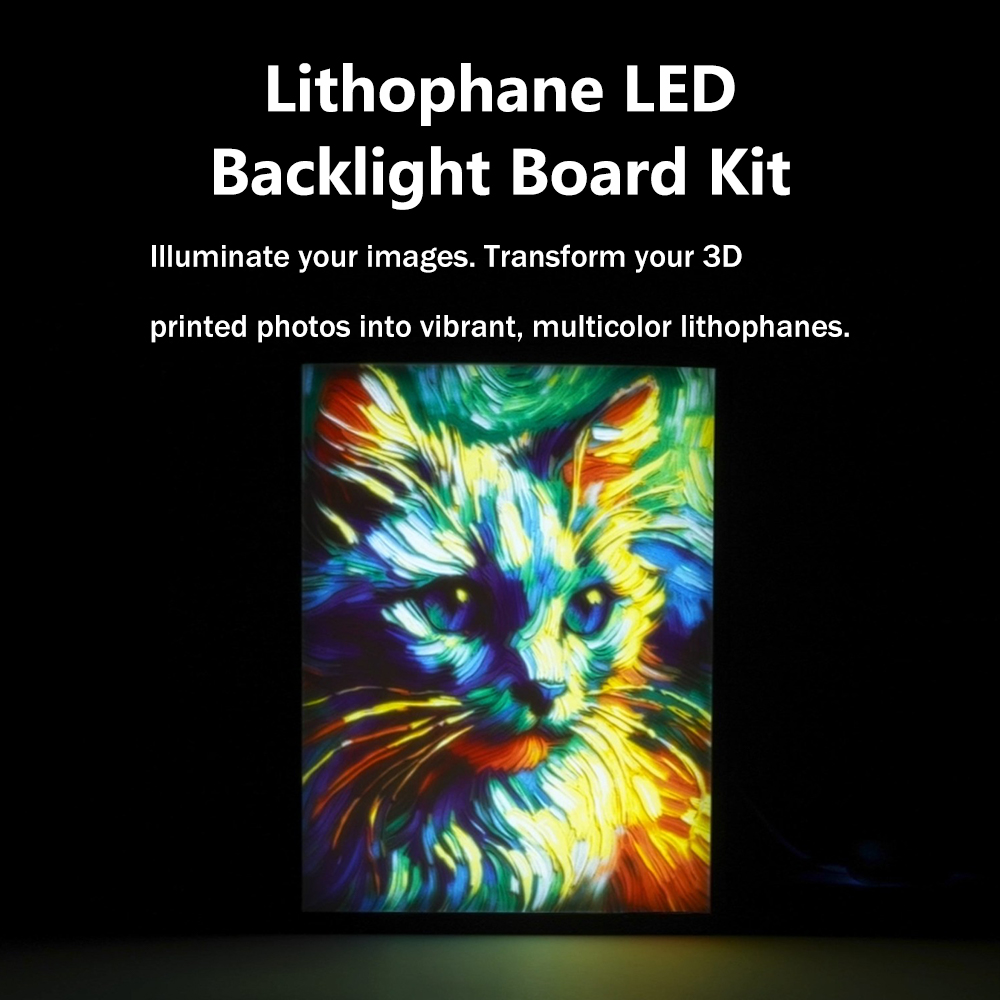 KC010 Lithophane CMYK PLAFilam - 3D Printing Foto avaliação e preço