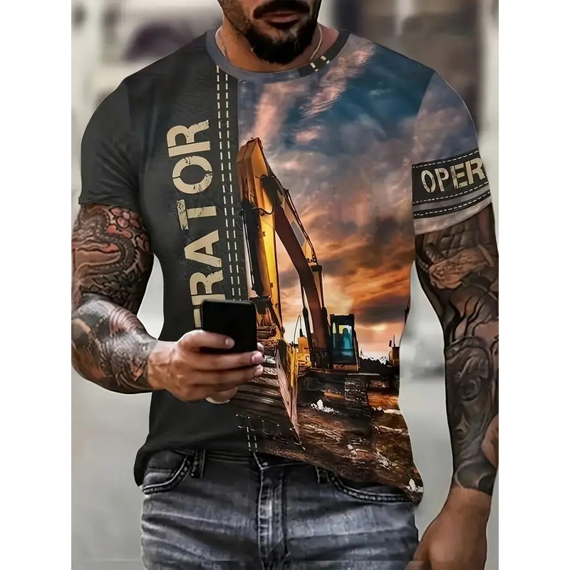 Camiseta Personalizada com Sua - 3D Printing Excavator avaliação e preço