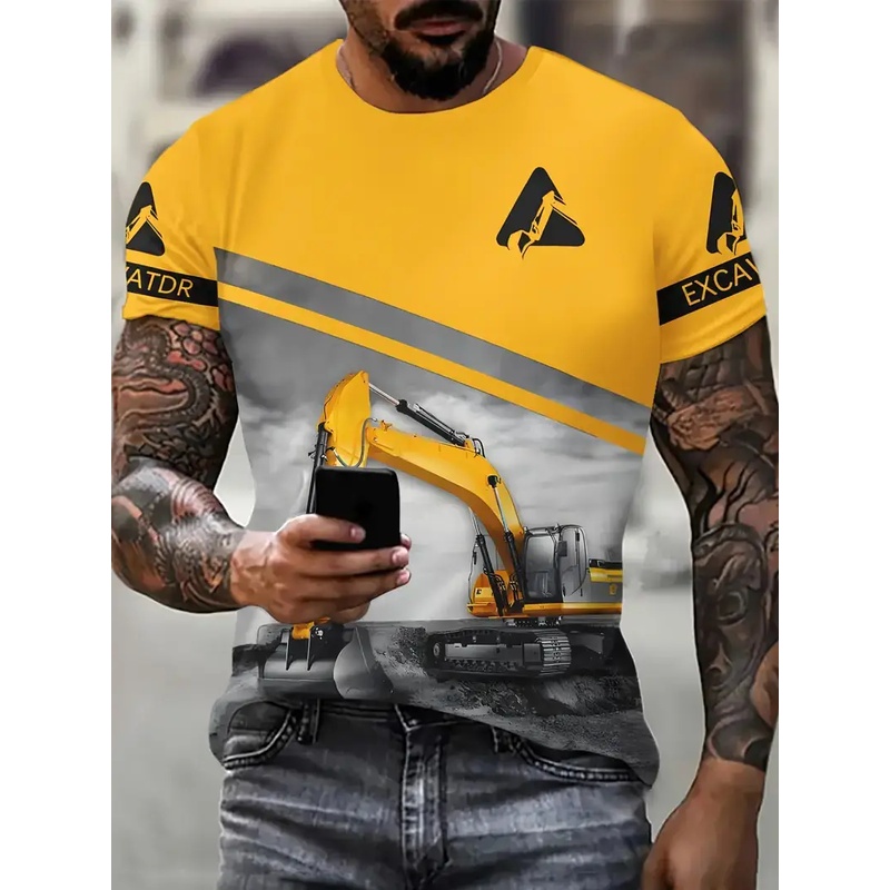 Camiseta Personalizada com Sua - 3D Printing Excavator avaliação e preço