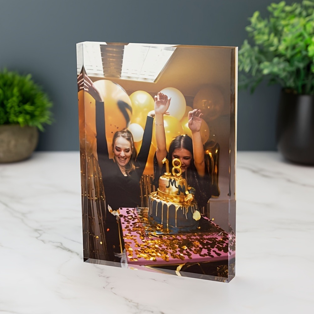 Bloco de Foto 3D em Acrílico P - 3D Printing Foto avaliação e preço
