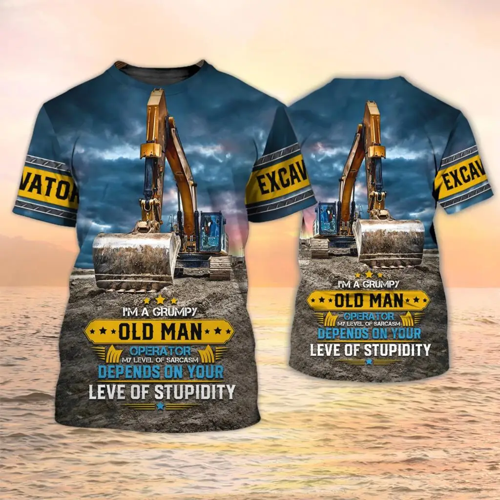 Camisetas de Escavadora para O - 3D Printing Excavator avaliação e preço