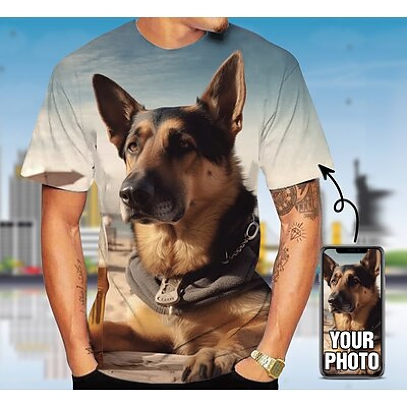 Camiseta personalizada para an - 3D Printing Foto avaliação e preço