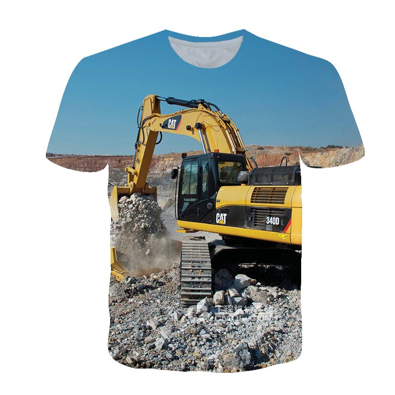 Verão personalizado camiseta e - 3D Printing Excavator avaliação e preço