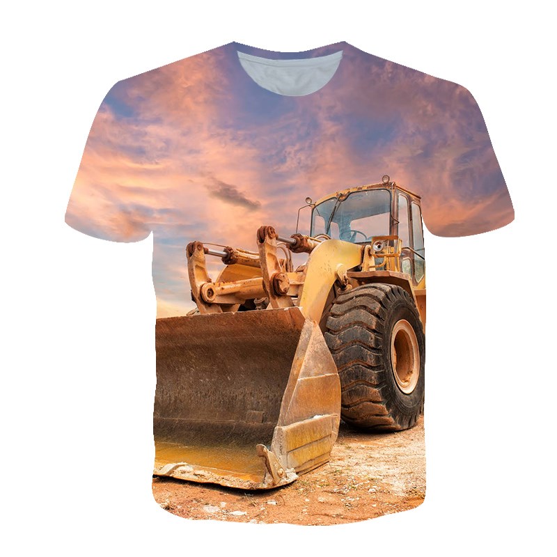 Verão personalizado camiseta e - 3D Printing Excavator avaliação e preço