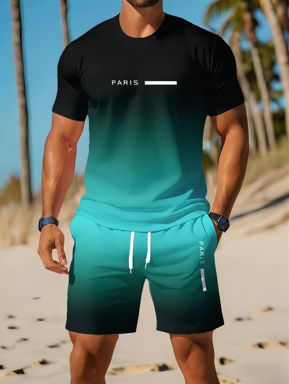 Conjunto Masculino Casual de V - 3D Printing Services avaliação e preço